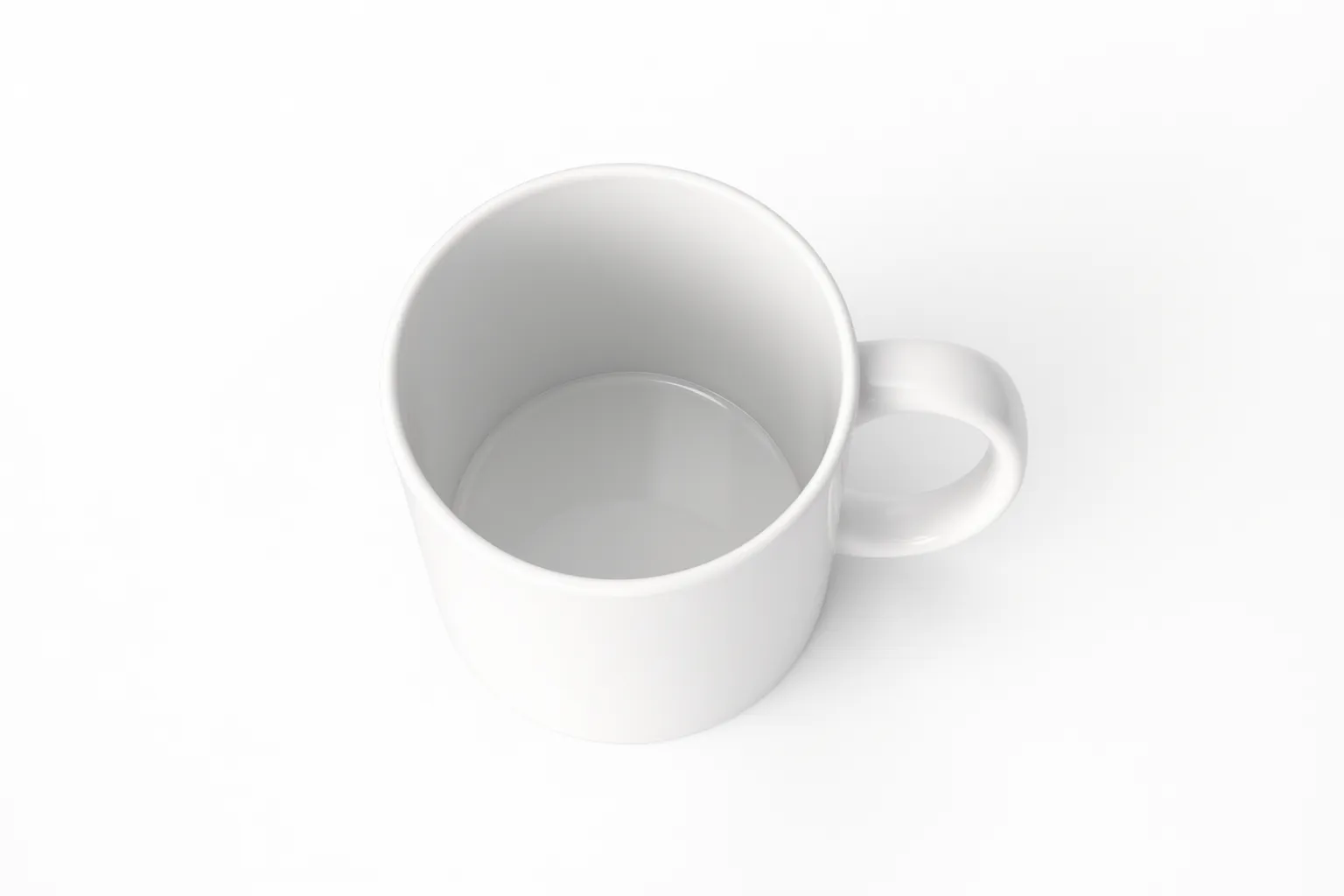 Same object viewed from elevated high-angle perspective after 3D camera control tilt