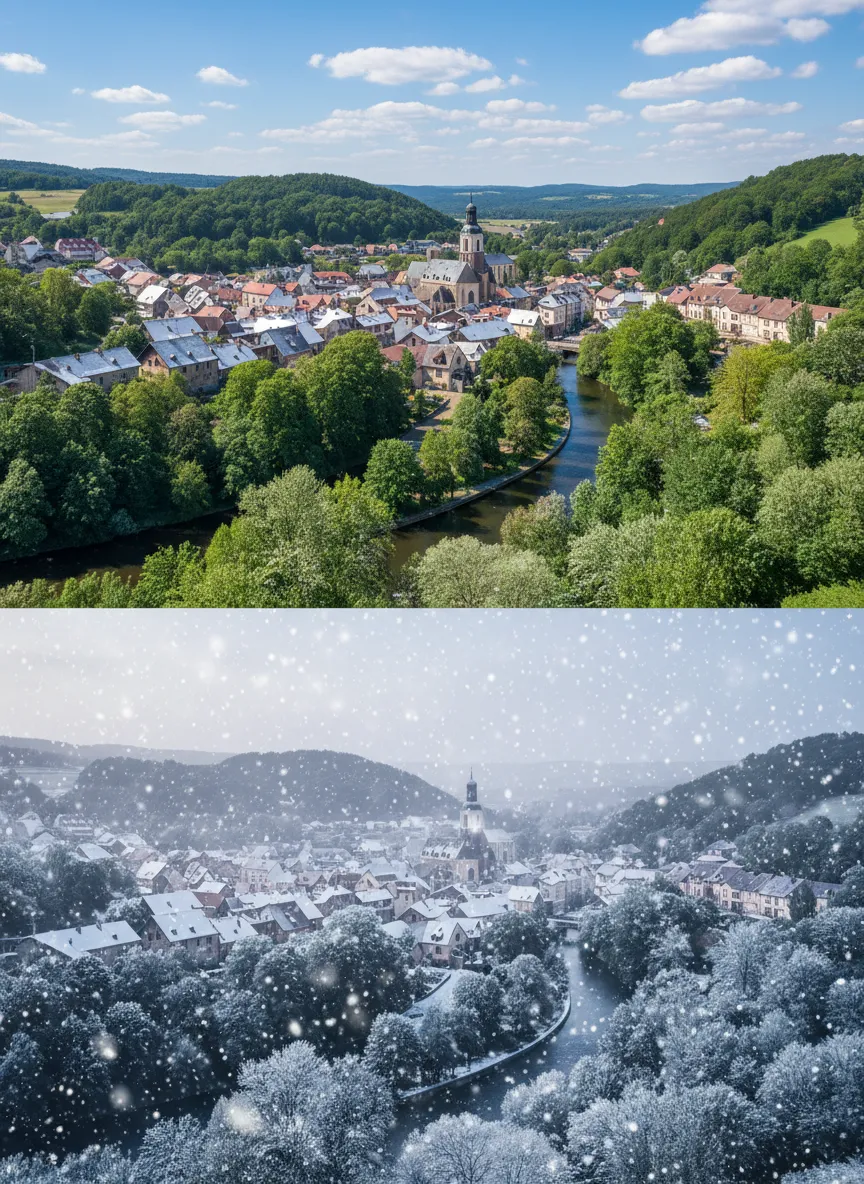 Example photo with snow added preview