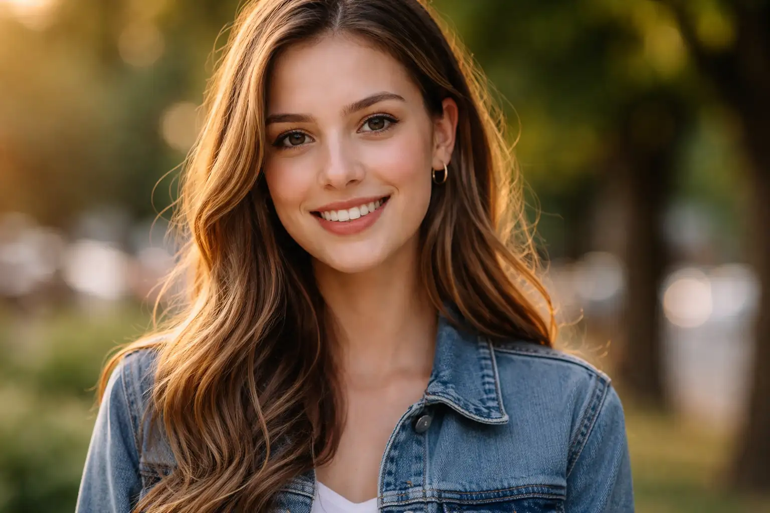 Original portrait photo before cartoon transformation