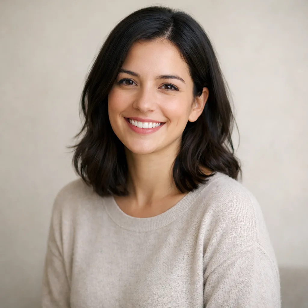 Original portrait photo before AI Happy New Year transformation