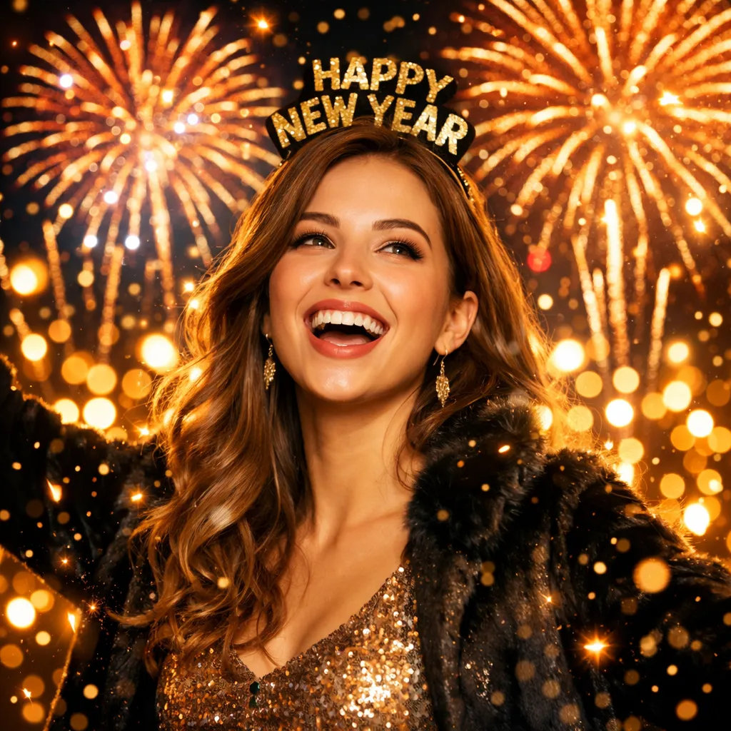 Classic Fireworks Portrait