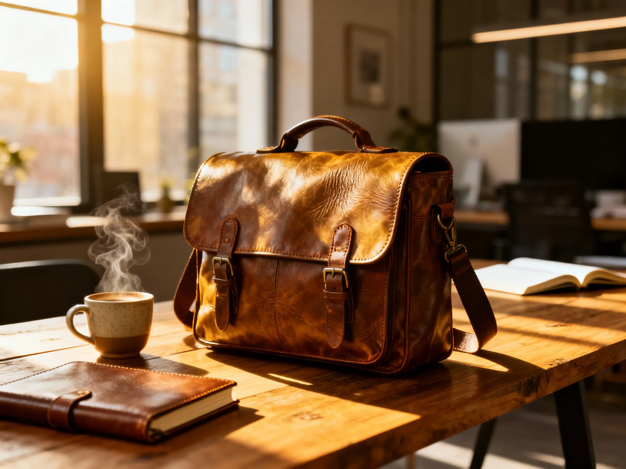 Professional e-commerce product image created with AI image editor showing lifestyle product photography