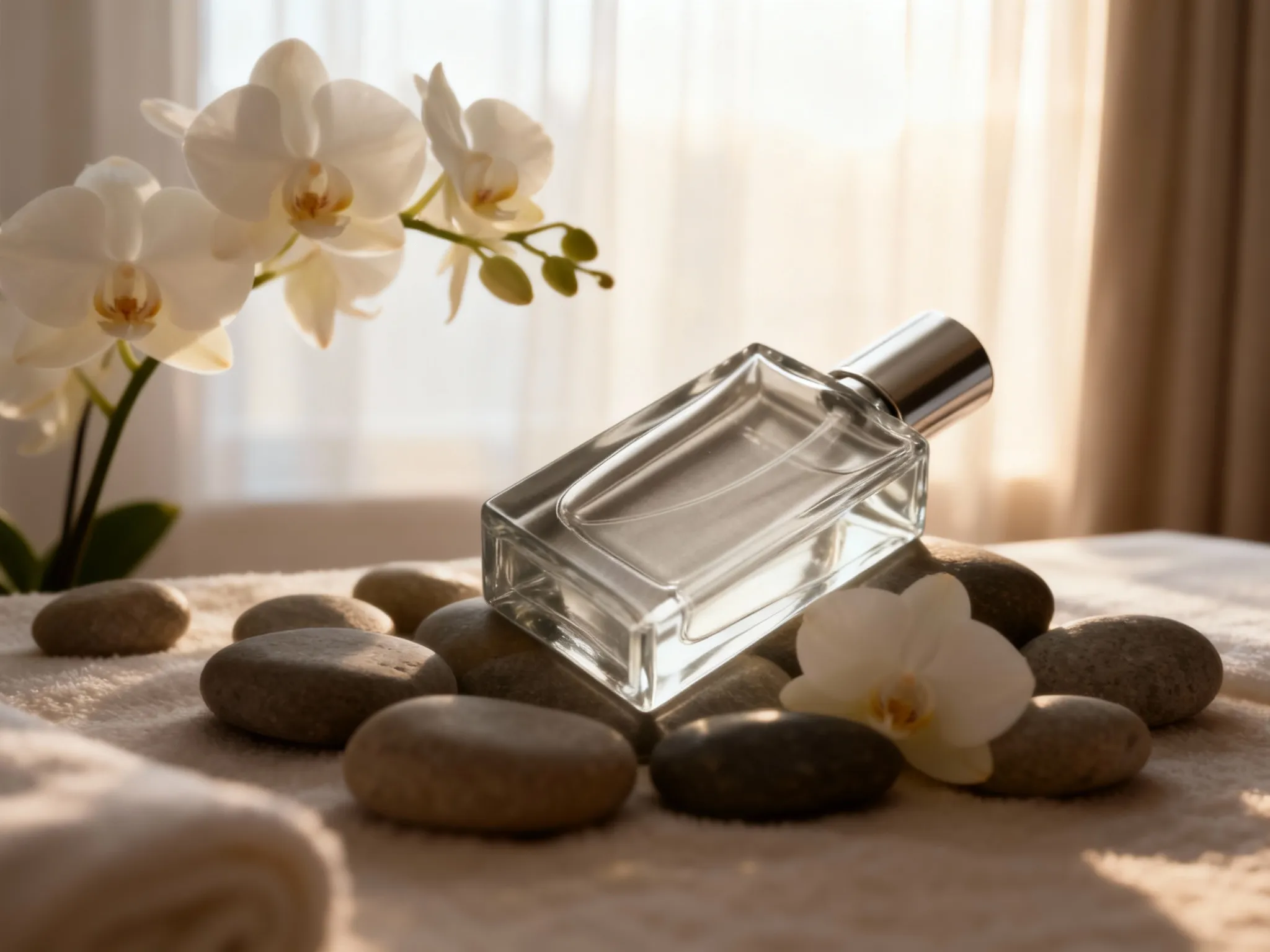 Enhanced marketing image with professional background and styling after AI image editor transformation