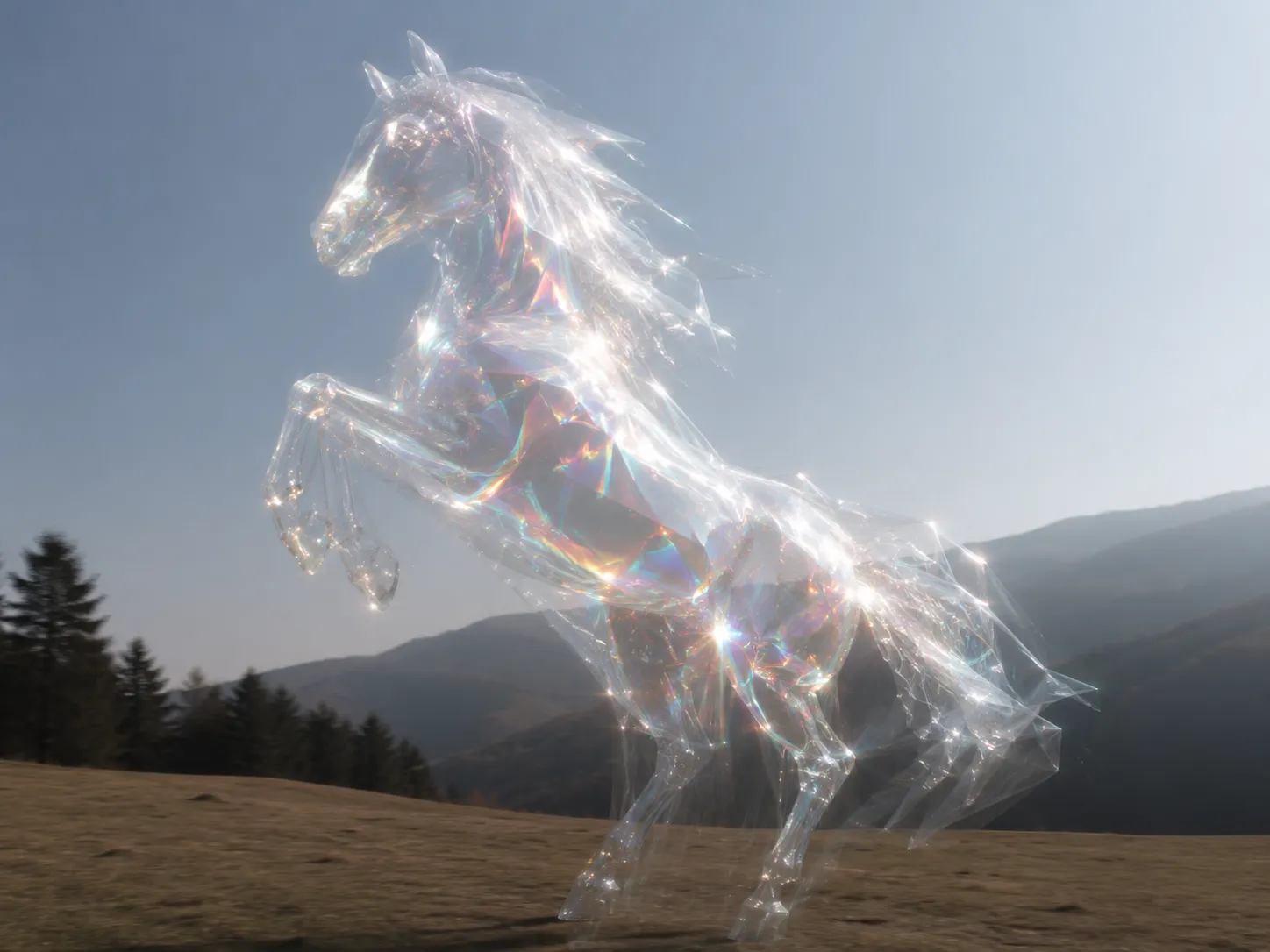 Fantasy concept art created with the AI image generator showing detailed environment and character design
