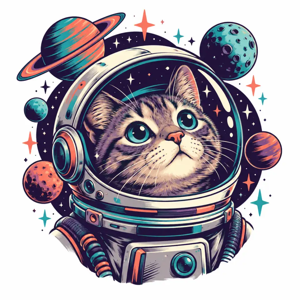 Artwork inspiration for Cosmic Cat