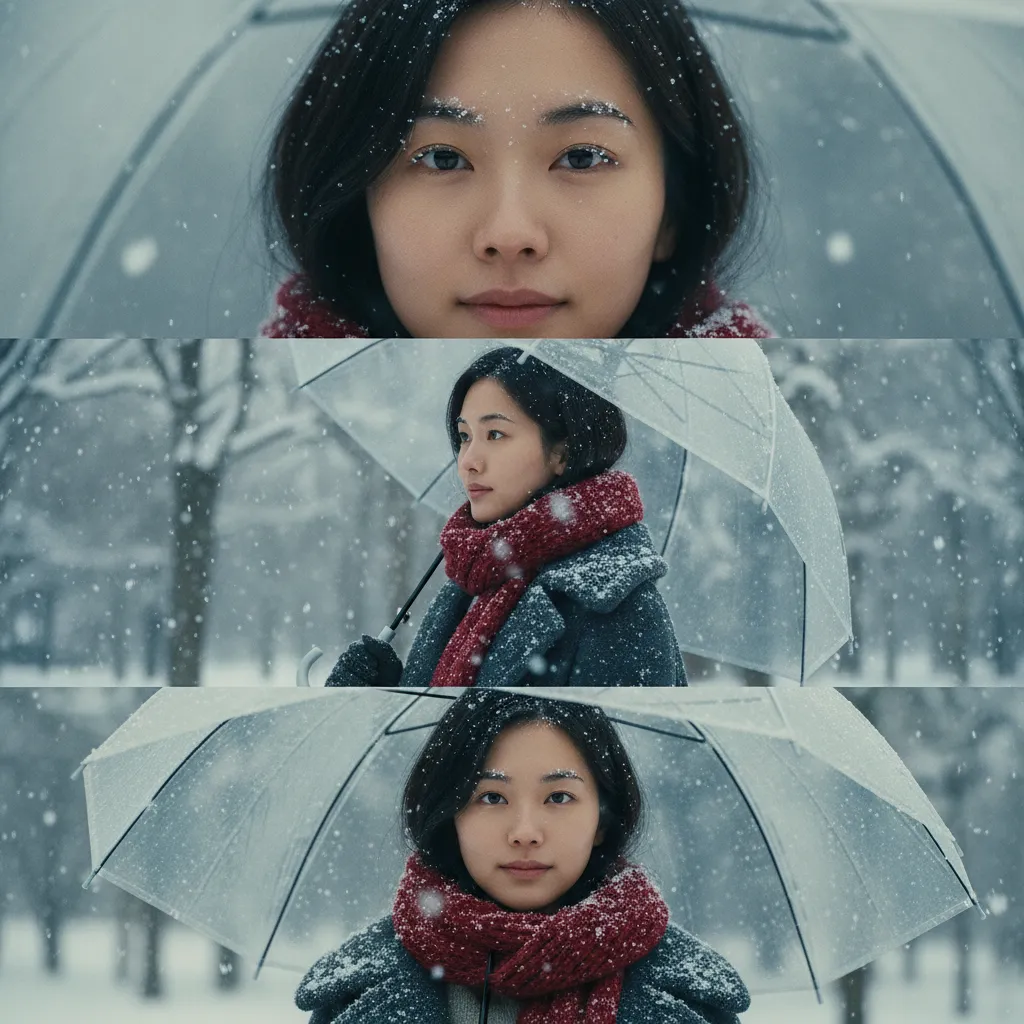 Example snow photo preview