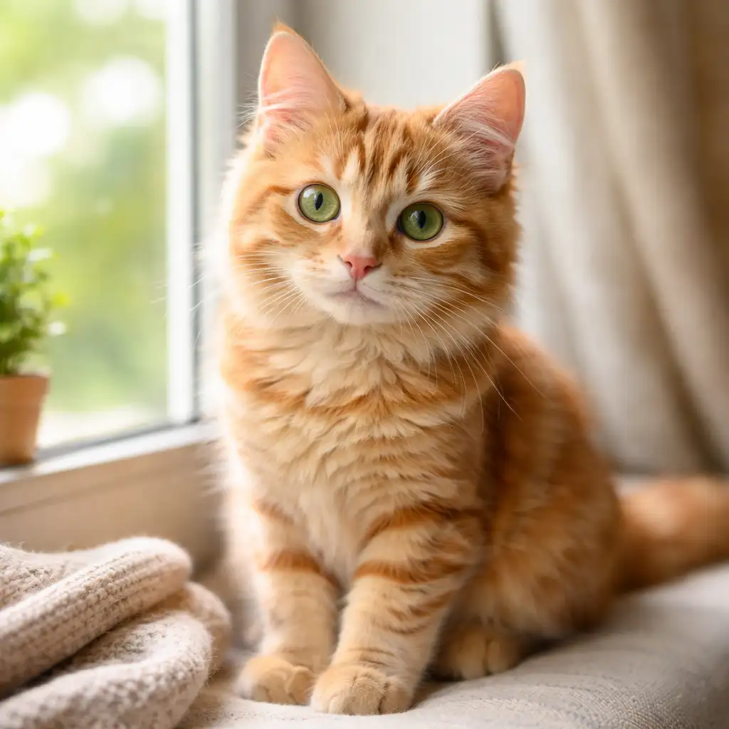 Original pet photo before cross stitch pattern conversion