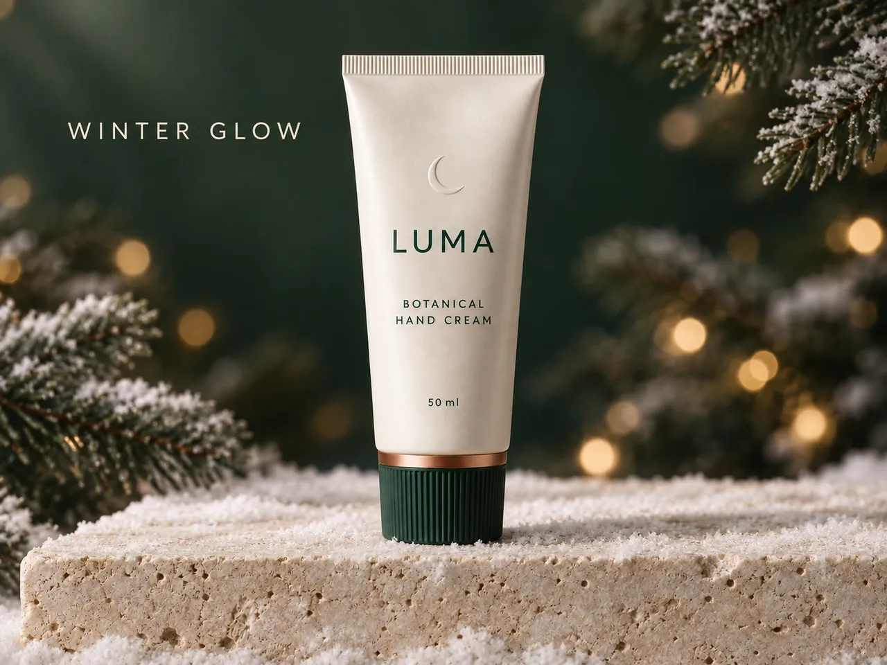 Same product placed into a seasonal campaign scene with preserved label details and promotional text using GPT Image 2.5