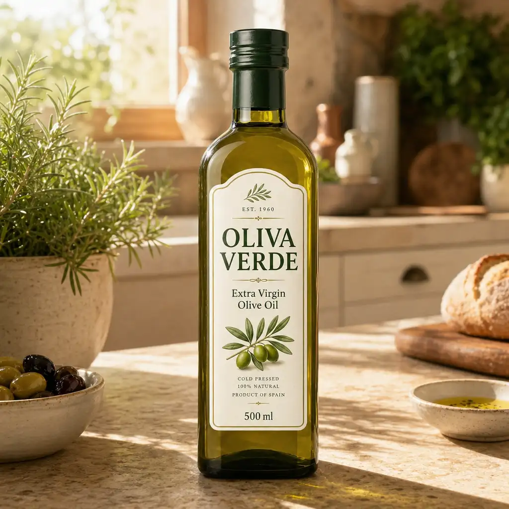 Same product placed into a sunlit kitchen scene with preserved label details and matched lighting using GPT Image 2 image editing
