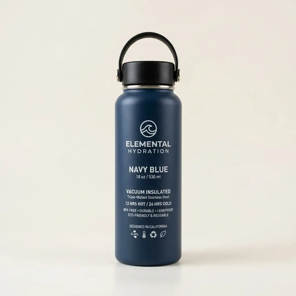 Simple product snapshot upgraded into a clean studio e-commerce image with accurate label details