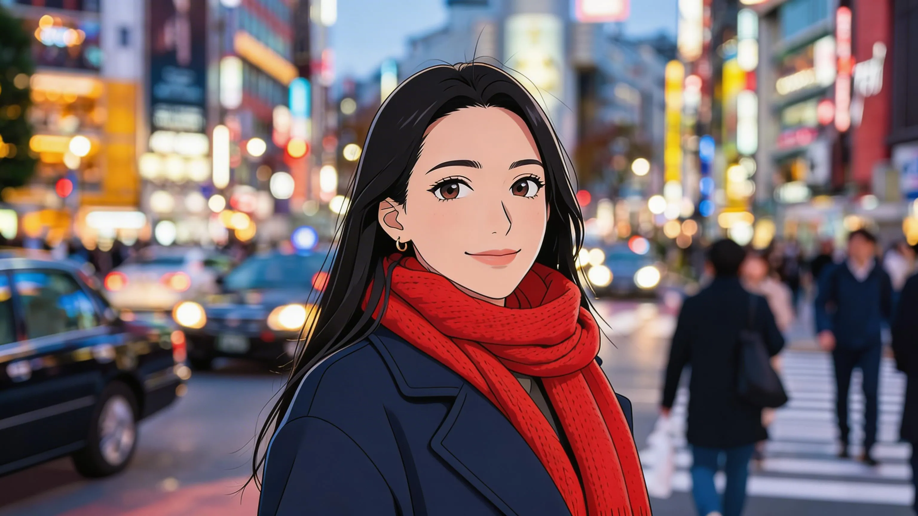 Anime artwork with clean linework, vibrant cel shading, and balanced colors after photo to anime conversion