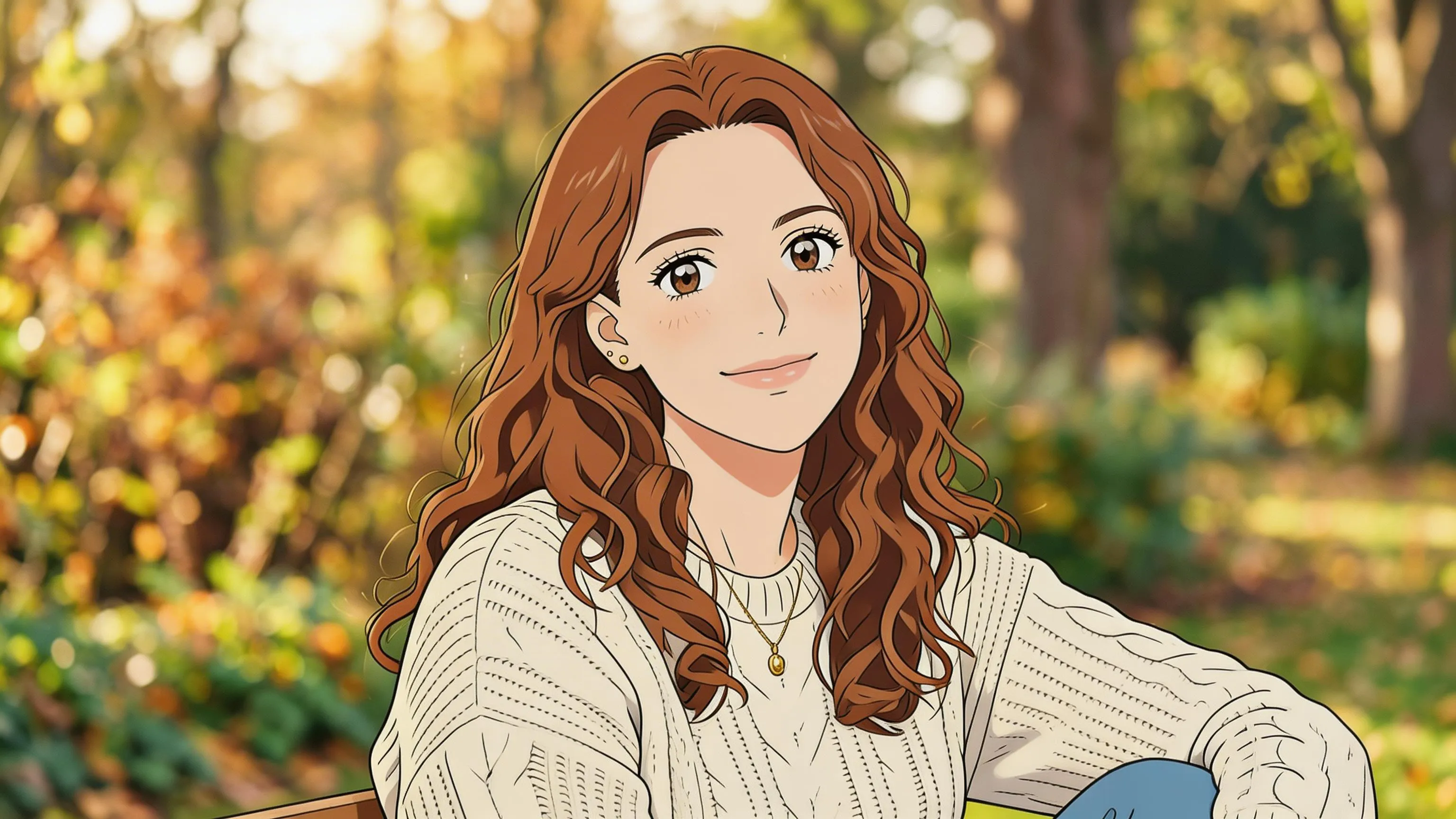 Anime-style portrait after photo to anime conversion with preserved facial identity