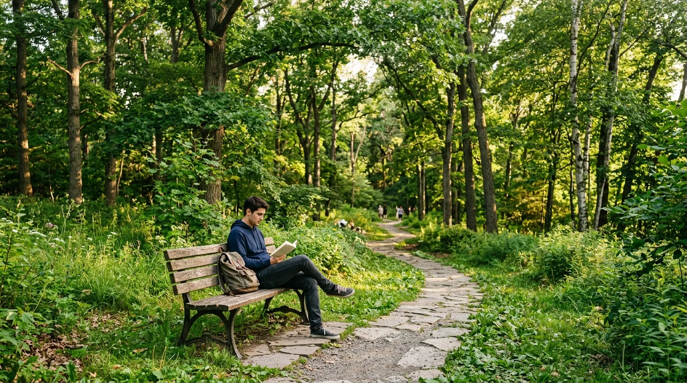 Original outdoor photo with natural background scenery before anime transformation