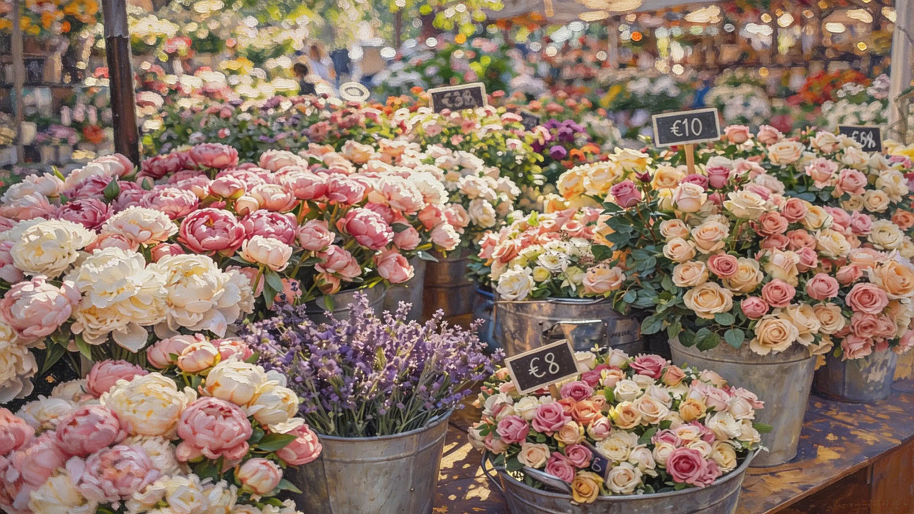 Painting artwork with authentic brushstrokes, canvas texture, and balanced color after photo to painting conversion