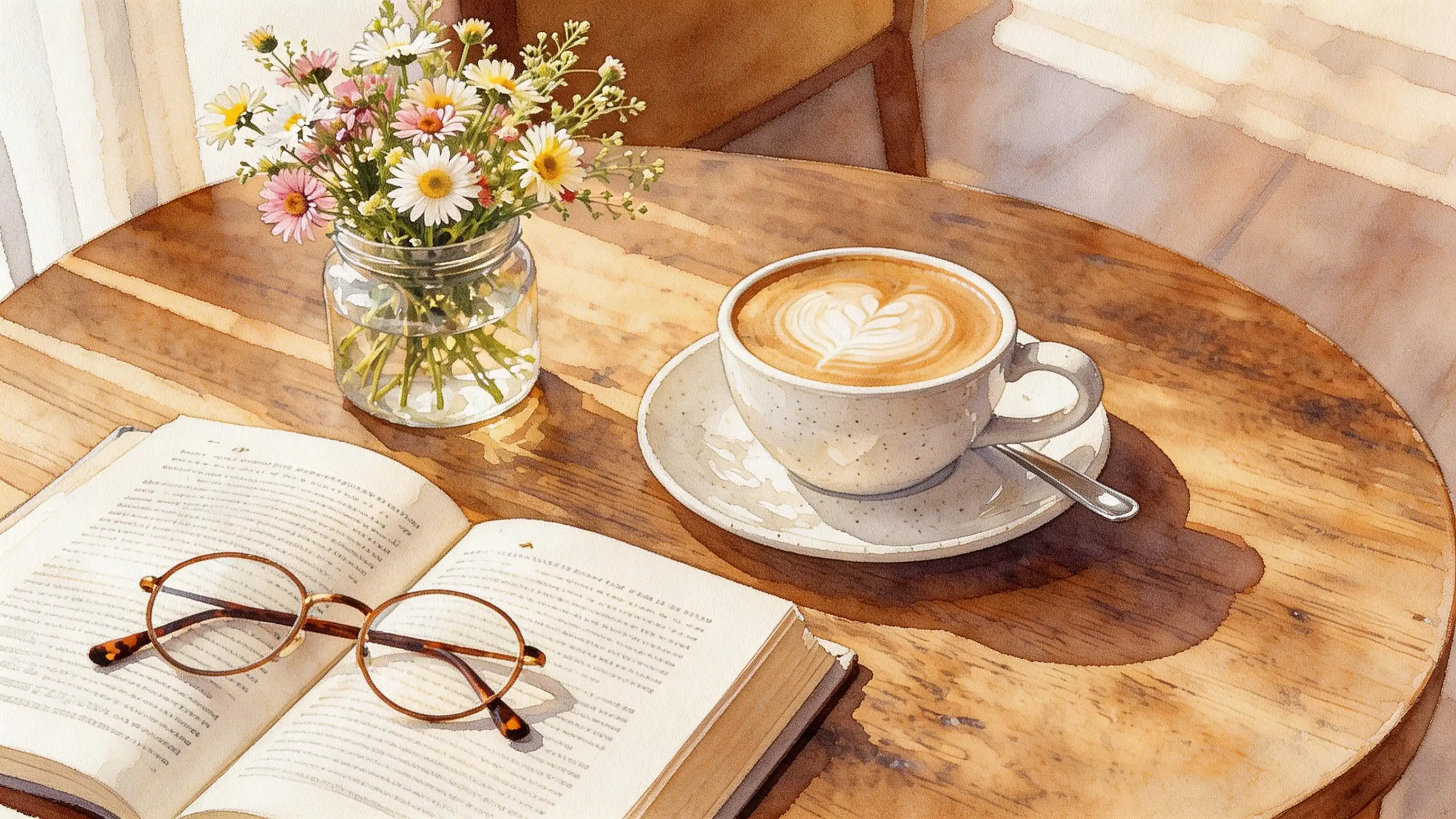 Photo converted to a rich painting style with authentic brushwork and color depth