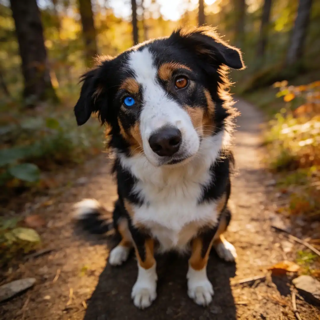 Original pet photo of a dog before Pixar AI generator transformation showing natural coat and features