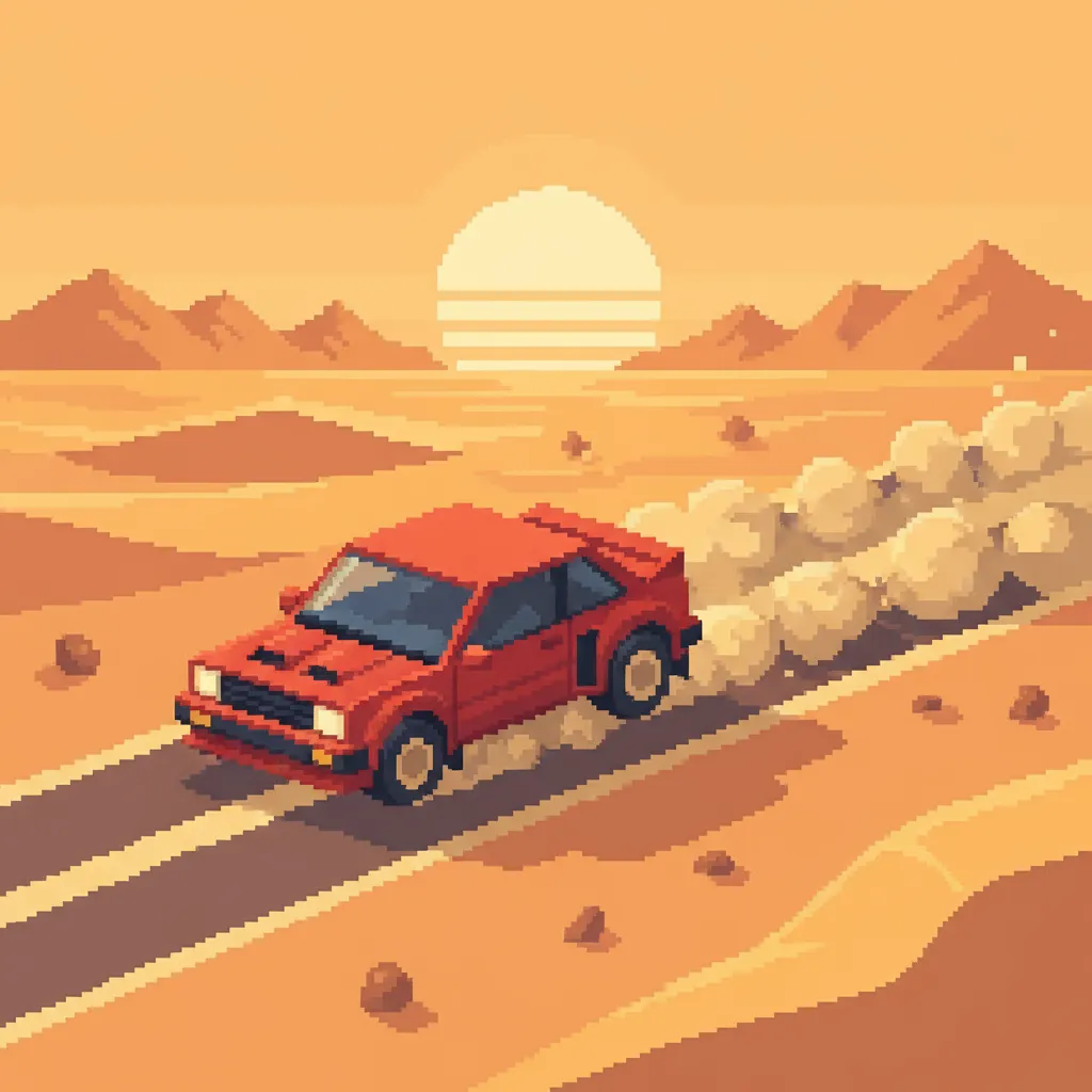 AI edited pixel art - retro 8-bit gaming style